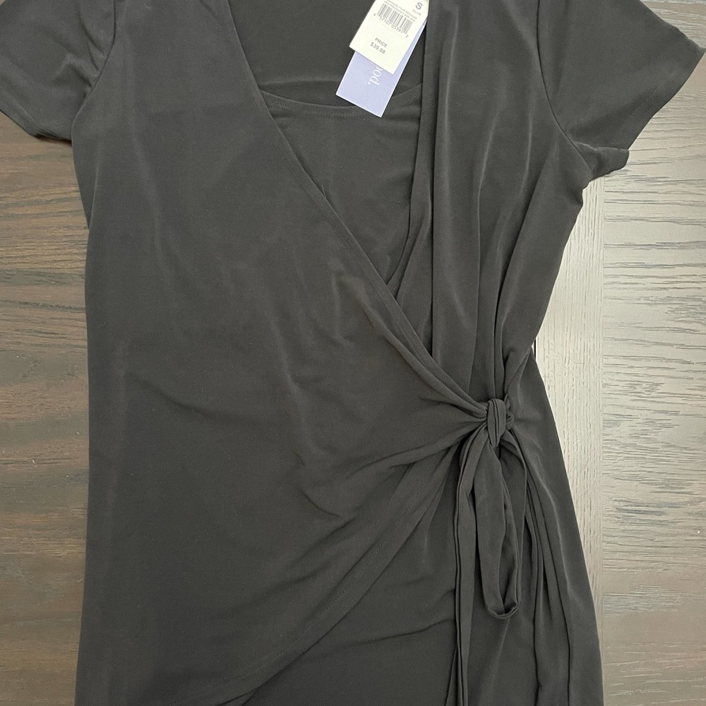 NWT Motherhood Maternity Small Nursing Shirt